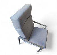 Gijs van der Sluis / high back arm chair / light grey
