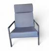 Gijs van der Sluis / high back arm chair / light grey