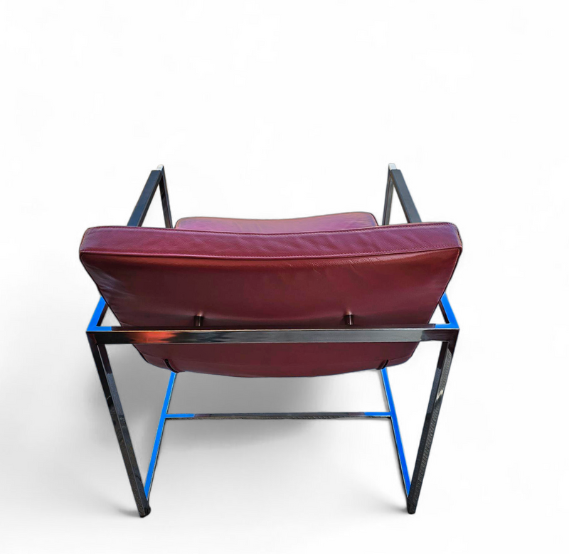 2 x Oscar lounge chair / Martin Haksteen / Harvink / red leather / very good condition / 1980s