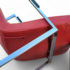 2 x Oscar lounge chair / Martin Haksteen / Harvink / red leather / very good condition / 1980s