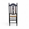 8 ( 2 x armrest ) x Ornate wood / bobbin / wicker Dining Chair / studded chairs