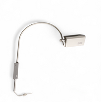 Rare vintage adjustable white wall arch lamp from the 70s.