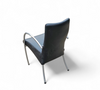6 x rare leather dining chair by Hennie de Jong / 1990s