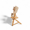 original Praia Folding Chair by Pier Giacomo Castiglioni for Gavina / Italy / 1960s