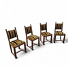 4 x Swedish / Oak Neoclassic / Grace / Dining Chairs