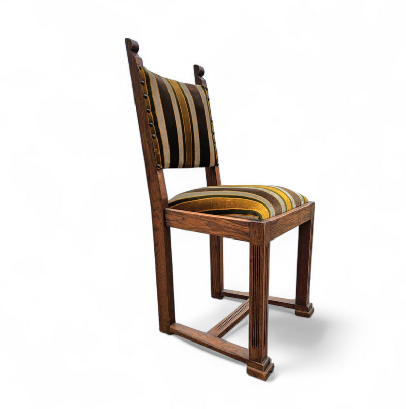 4 x Swedish / Oak Neoclassic / Grace / Dining Chairs