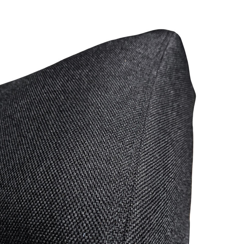 Two-seat sofa “Bastiano” from  Afra & Tobia Scarpa for Gavina, Italy 60s. Black solid wood frame and fabric cushions