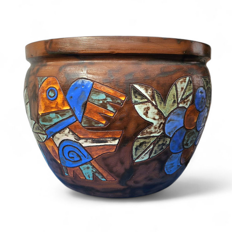 2 x Henk Potters, Oisterwijk, Netherlands, 1970/80s, pair of ceramic objects. Signed