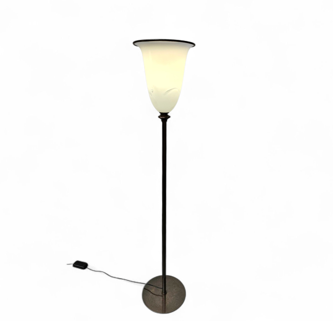 Vintage Primavera Floor Lamps in Murano Glass by Barovier & Toso / 1970s