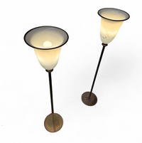 Vintage Primavera Floor Lamps in Murano Glass by Barovier & Toso / 1970s