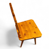 4 x folk / Tyroler / pine wood chairs / 1970