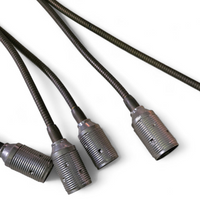 Catellani & Smith / early flexible Turciu 9 hanging lamp by Enzo Catellani / numbered