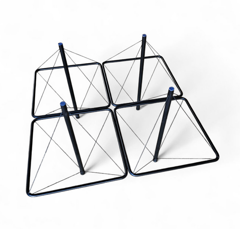 Rare wire coffee table 1980s