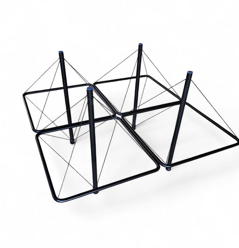 Rare wire coffee table 1980s