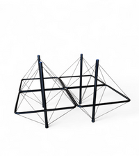 Rare wire coffee table 1980s