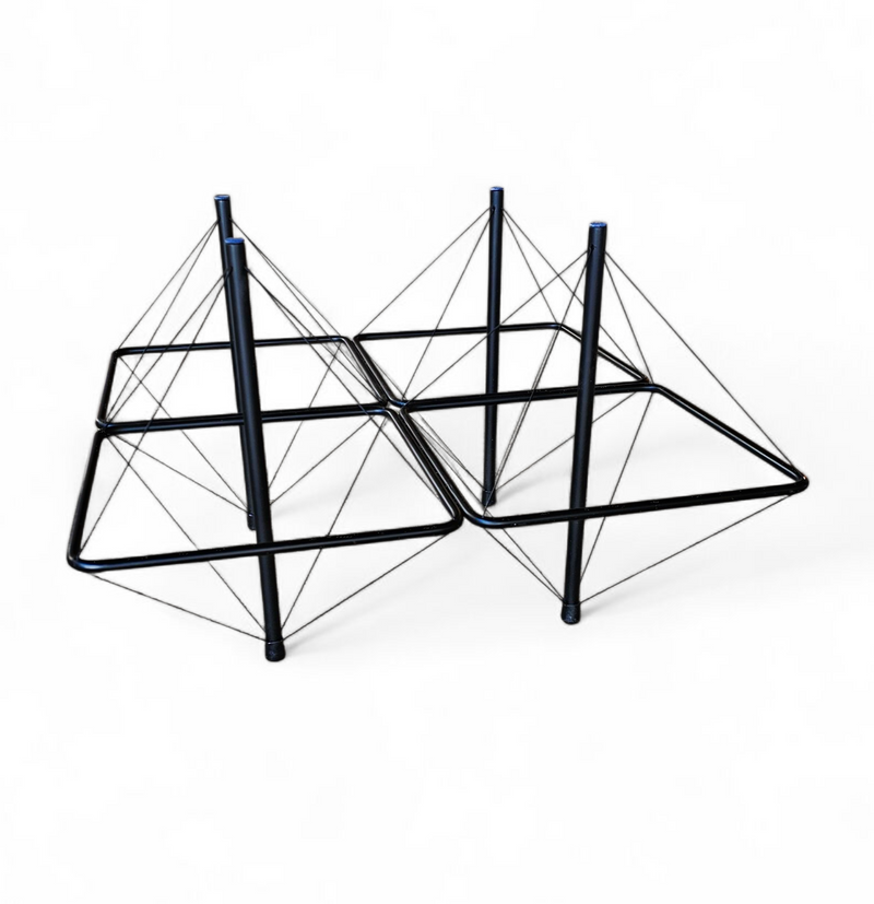 Rare wire coffee table 1980s