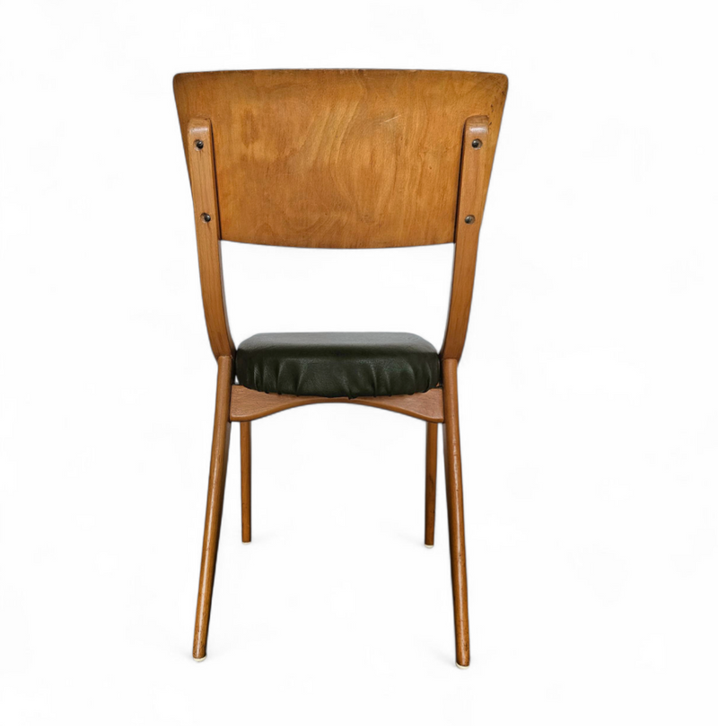 4 x Wooden Dining Benchairs 136 / Chairs by Stol Kamnik / 1960s / Slovenië