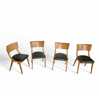 4 x Wooden Dining Benchairs 136 / Chairs by Stol Kamnik / 1960s / Slovenië
