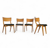 4 x Wooden Dining Benchairs 136 / Chairs by Stol Kamnik / 1960s / Slovenië