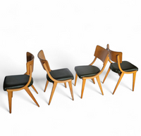 4 x Wooden Dining Benchairs 136 / Chairs by Stol Kamnik / 1960s / Slovenië