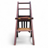 Franklin ladder chair / library chair / 4 step ladder chair / folding step chair