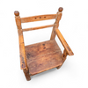 Old Spanish pine wood arm chair