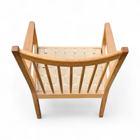 Danish spindle arm chair 1960s