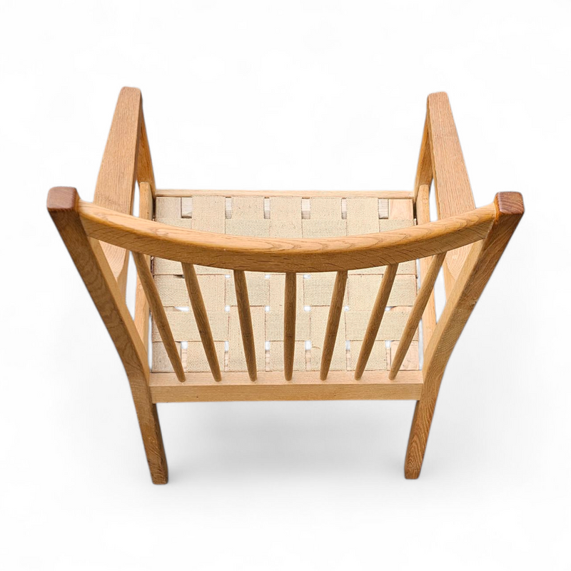 Danish spindle arm chair 1960s