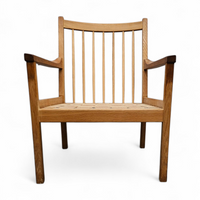 Danish spindle arm chair 1960s