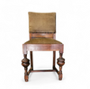 Jacobean / Tudor style / Oak chairs / Green velvet / 1930s