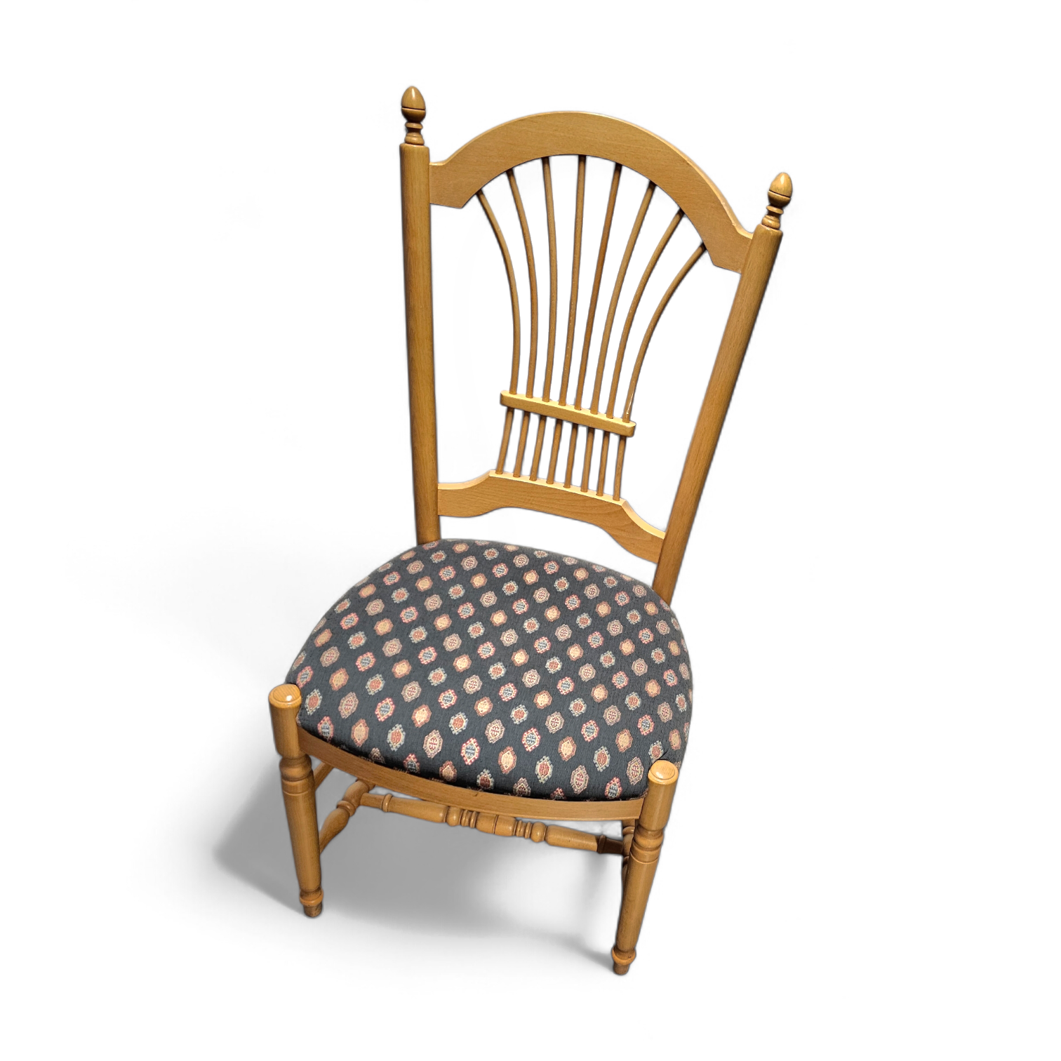 2 x rustic Frence country cottage side / dining chairs