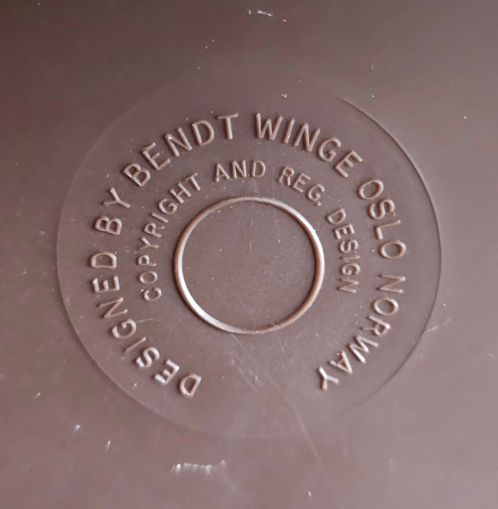 Bengd Winge bench / table / waiting room bench / 1970s / Oslo / Norway