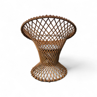 Rohé Noordwolde circle rattan chair fauteuil