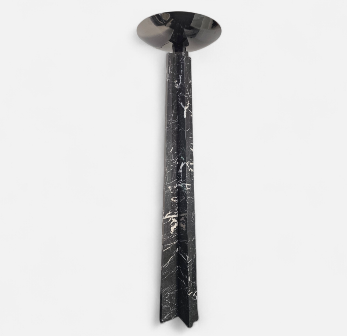 2 x Wagneriana marble floor lamp by Lella and Massimo Vignelli / 1980s