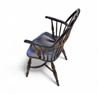 4 x Classic Georgian Bow and Stick Back Windsor Chair / Crinoline stretcher chairs