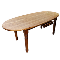 Extendable pine Dining table 1970s