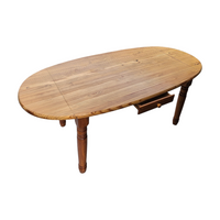 Extendable pine Dining table 1970s