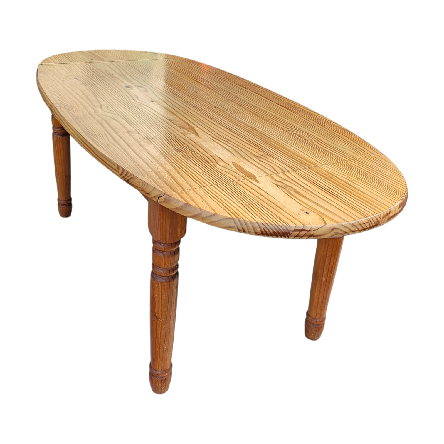 Extendable pine Dining table 1970s