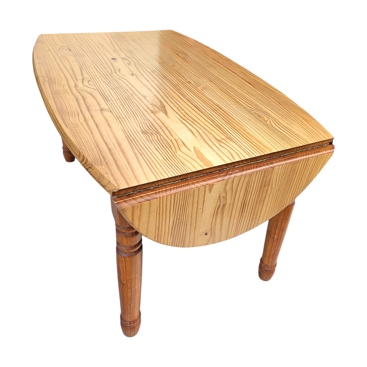 Extendable pine Dining table 1970s