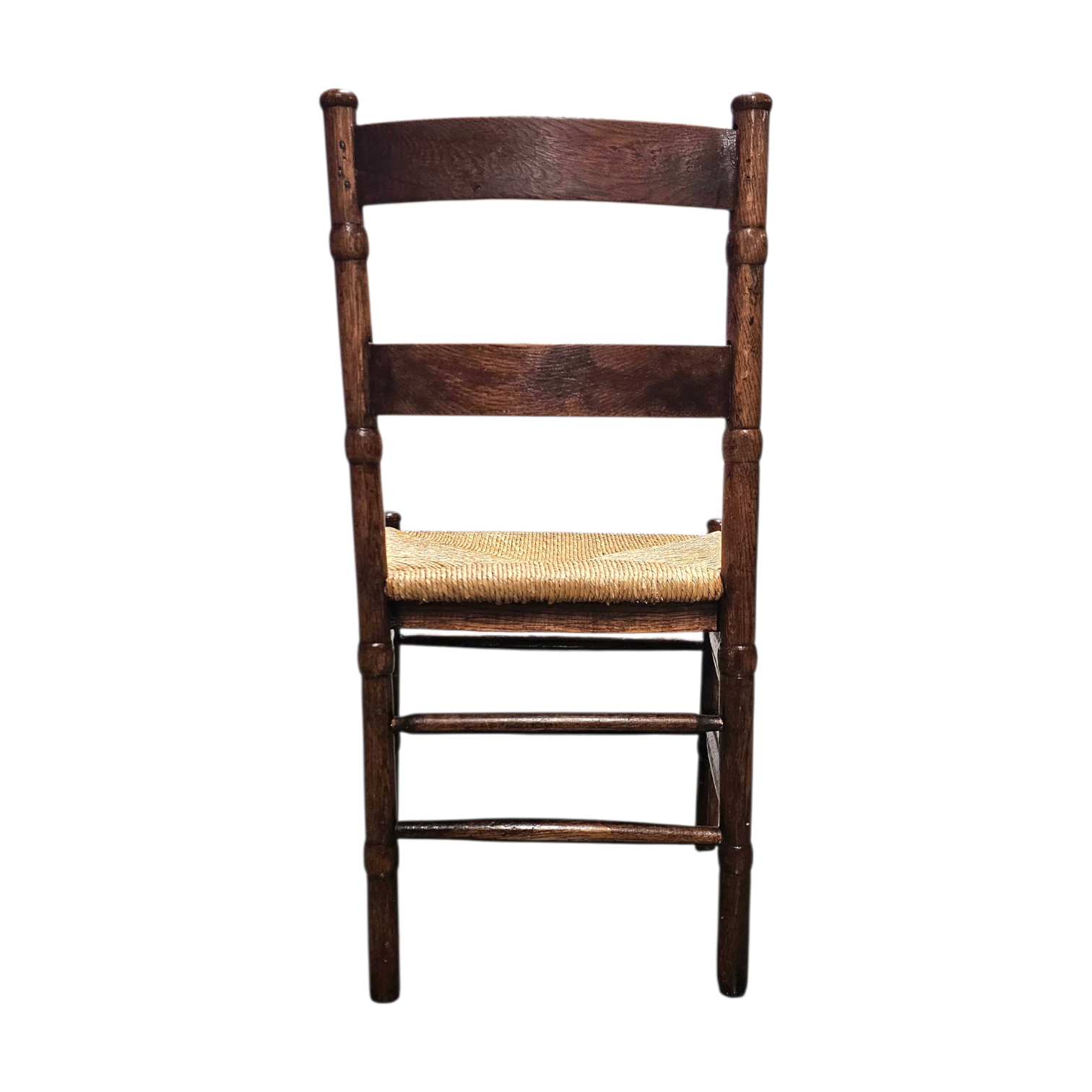 2 x Art Deco rush chair / Amsterdamse school / Jac Levee / mid century