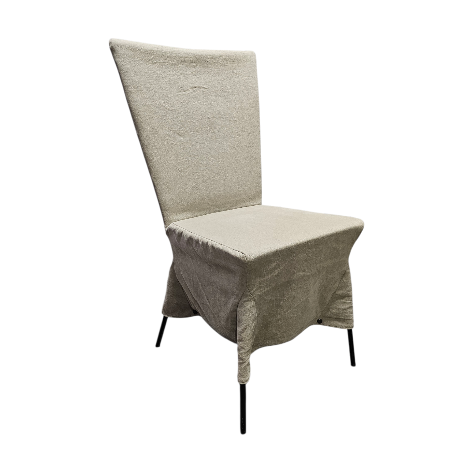 2 x Gerard van den Berg canvas dining chair