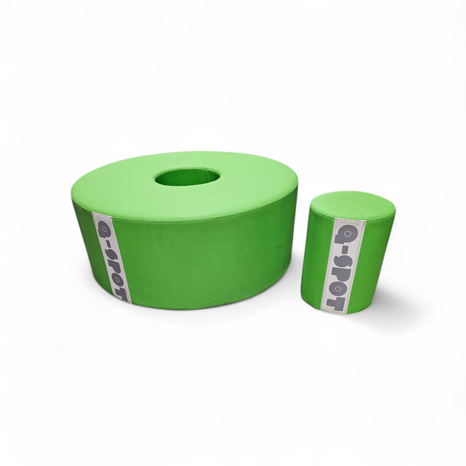 Q-SPOT sitting donut with small stool / easy cleanable vinyl / polyether base