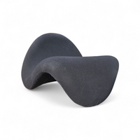 Tongue F577 Lounge Chair by Pierre Paulin for Artifort / iron frame / 1970s / vintage condition / first edition