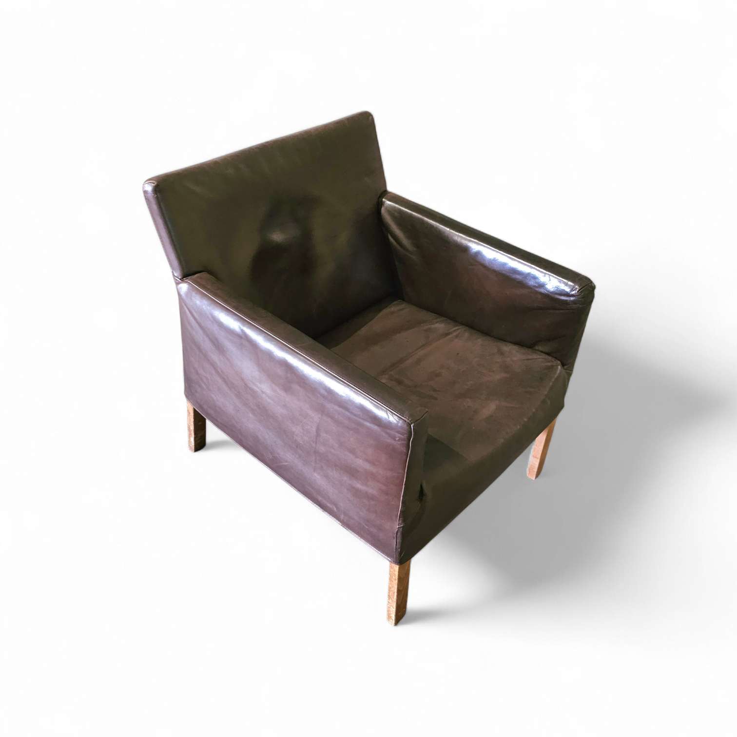 2 x Gerard van den Berg Coppola lounge chair with flexible backrest
