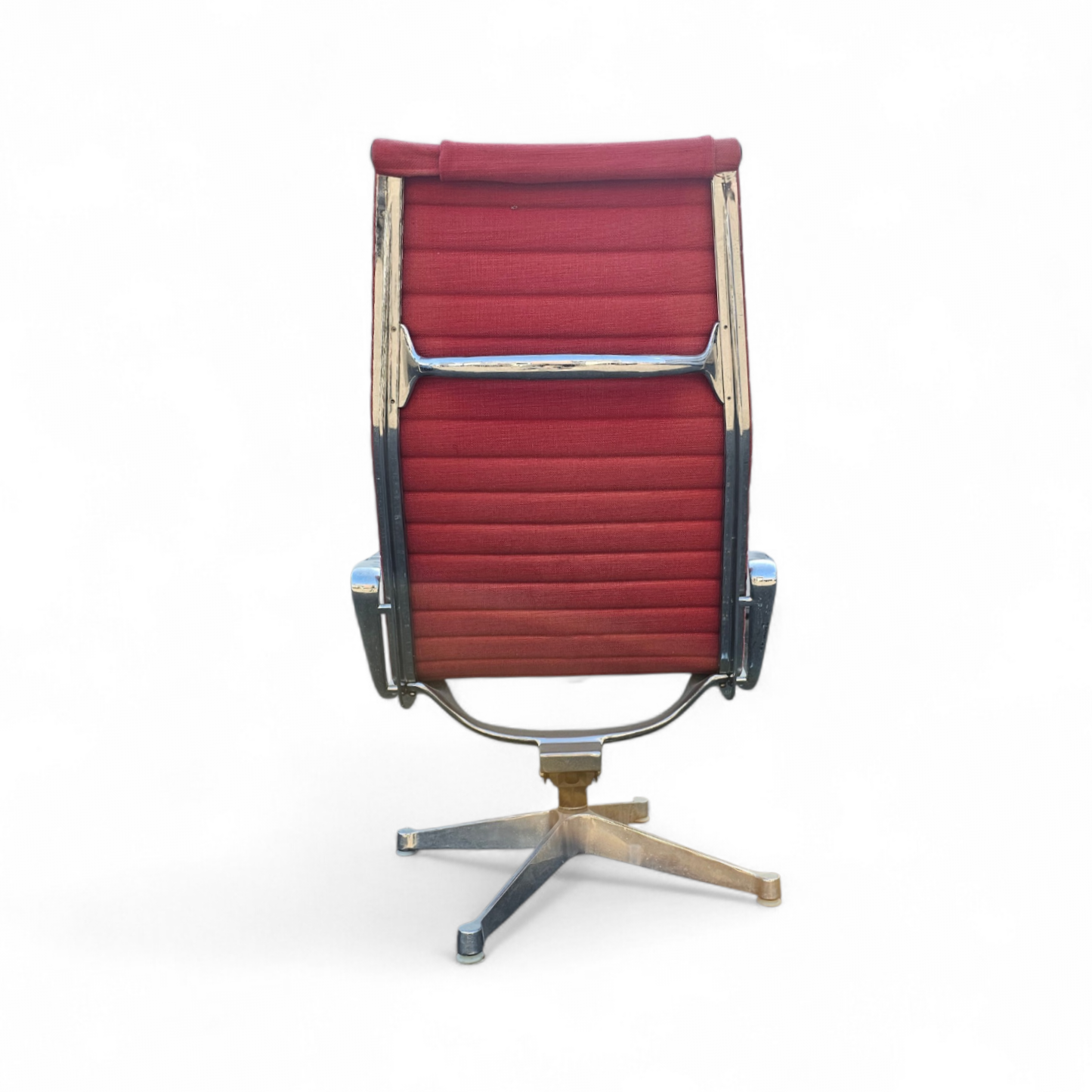 2 x early edition Ea 124 aluminum swivel armchair by charles & ray eames herman miller / tilt mechanism