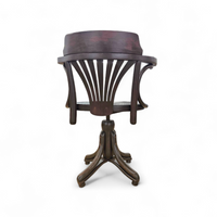 Viennese Secessionist / Art Nouveau  Style Bentwood Swivel Desk Chair 

Width 60 
Depth 55
Height 82 
Seat height 48 cm