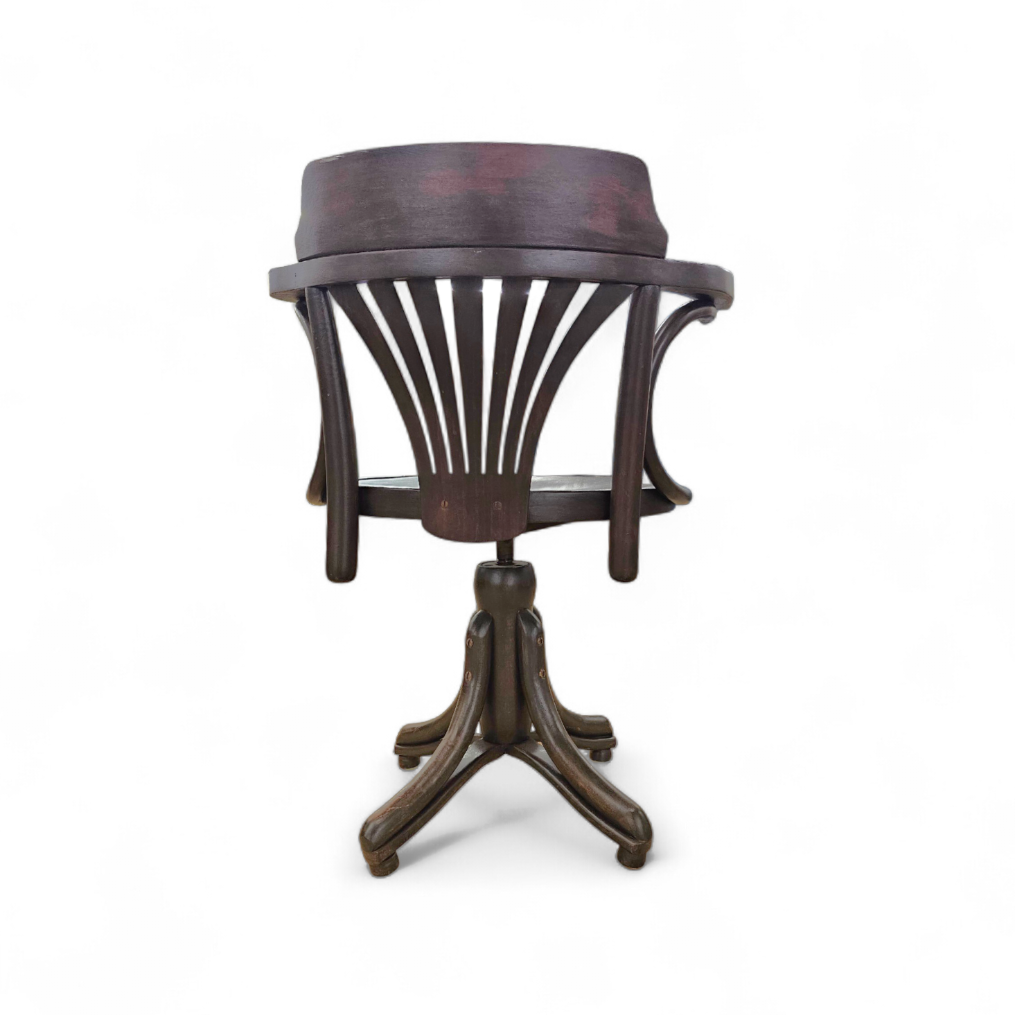 Viennese Secessionist / Art Nouveau  Style Bentwood Swivel Desk Chair 

Width 60 
Depth 55
Height 82 
Seat height 48 cm