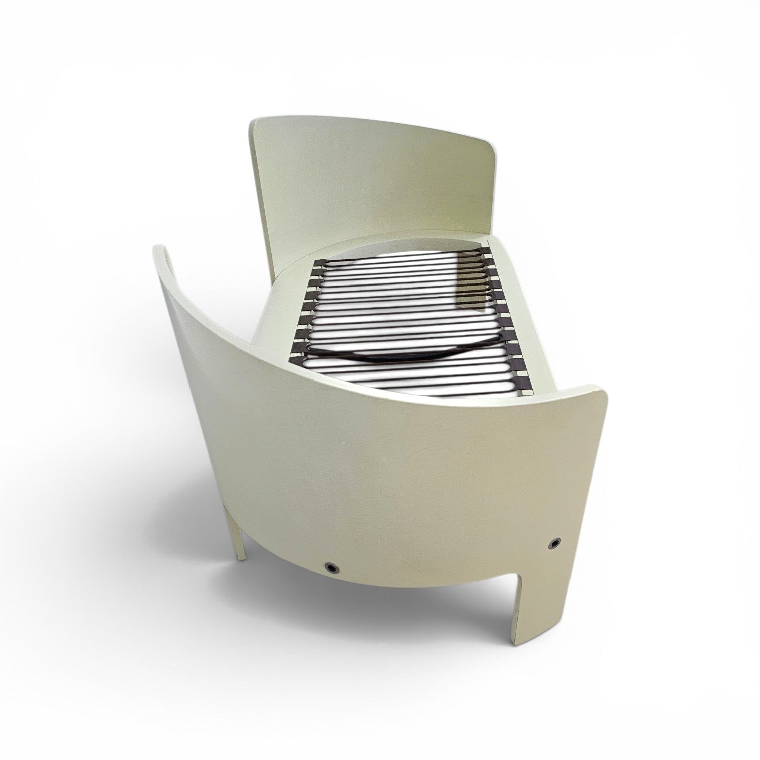 Bz49 sofa by Hans Ell for 't Spectrum / 1970 / dark brown leather