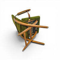 2 x 20th-century vintage design reclining  armchairs