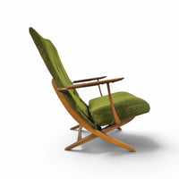 2 x 20th-century vintage design reclining  armchairs
